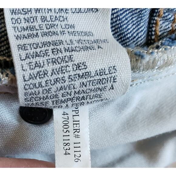 Ralph Lauren Jeans Womens 32x25 Mom High Rise Skinny USA Flag Boho Denim Supply - Picture 6 of 13